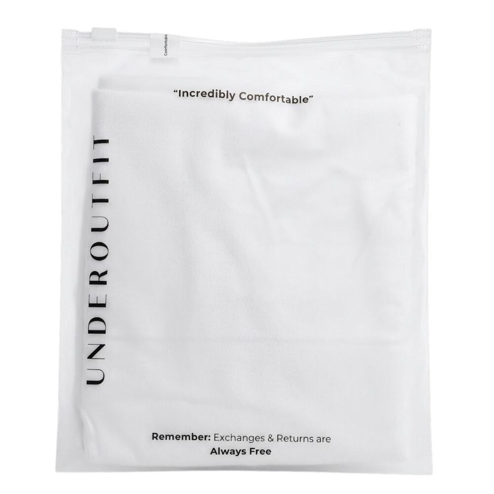 NIP Underoutfit Comfort Smoothing Waist Brief White Underwear Panties L